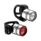 Combo đèn tín hiệu Lezyne FEMTO DRIVE (bạc)