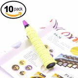Cuốn cán vợt cầu lông (Bộ 10 cái) POPO OG2 quấn cán cầu lông, tennis có gân chống trơn thoáng khí thoát mồ hôi