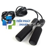 Dây nhảy thể dục dài 2.9m cao cấp - Đen - Tienphatsmart(Hà Nội)