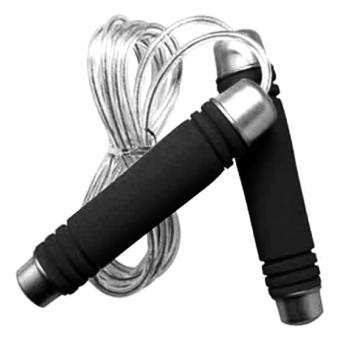 Dây nhảy thể lực sợi cáp (Đen)