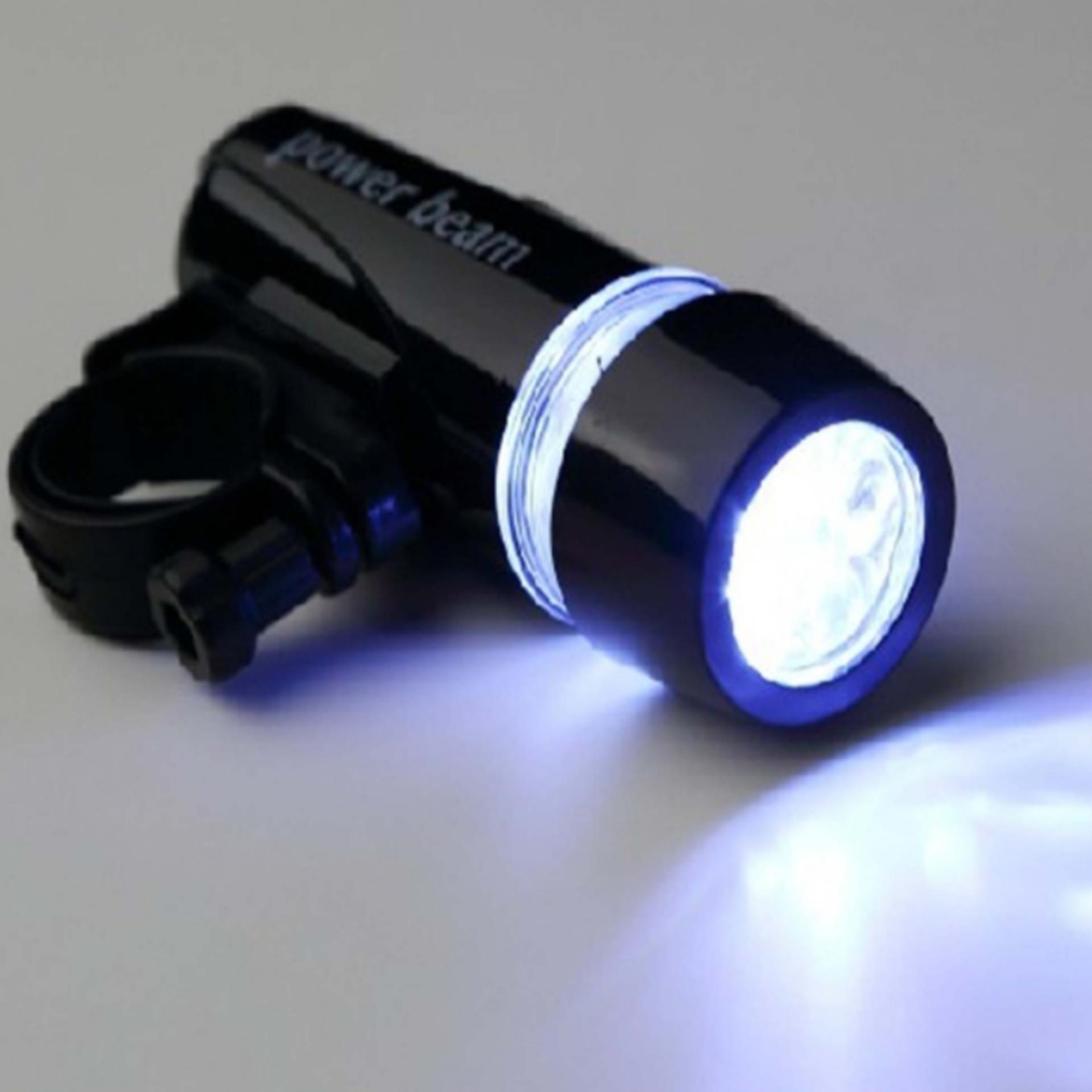 SIÊU HOT - Den xe dap,den led,Đèn Gắn Xe Đạp USA Store K1  (Đen) 206211