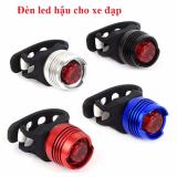 Đèn LED an toàn gắn sau chân yên xe đạp-Đèn hậu xe đạp