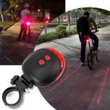 [HCM]Đèn Led Laser gắn yên xe đạp (7 chế độ Led 2 chế độ Laser)