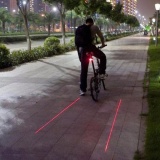 [HCM]Đèn Xe Đạp Chiếu Hậu Đèn Led 7 Chế Độ Và Laser 2 Chế Độ