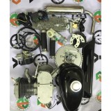 động cơ gắn xe đạp chạy xăng, động cơ xăng 2 thì chế xe đạp 80cc full phụ kiện