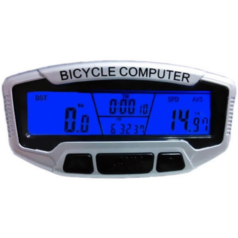 Mua Đồng hồ tốc độ xe đạp đa chức năng SunDing 558A (Bạc)