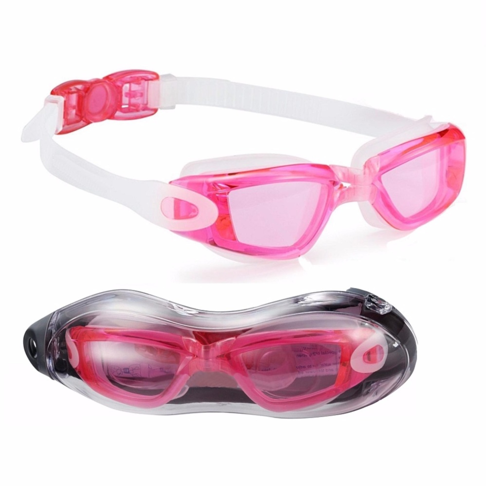 Kính bơi thời trang cao cấp 2360, mắt KÍNH TRONG, Chống UV, Chống hấp hơi SPORTY