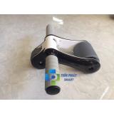 Máy tập cơ bụng 2 bánh xe cải tiến vượt trội Gym Roller (tặng thảm) - đen trắng - Tienphatsmart(Hà Nội)
