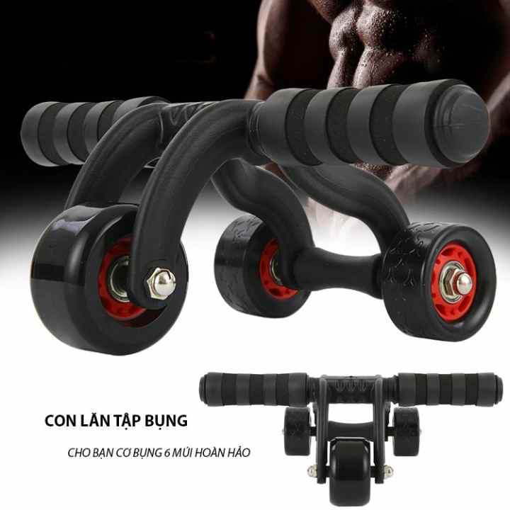 Bộ bánh xe tập thể dục 3 bánh Giá Tốt