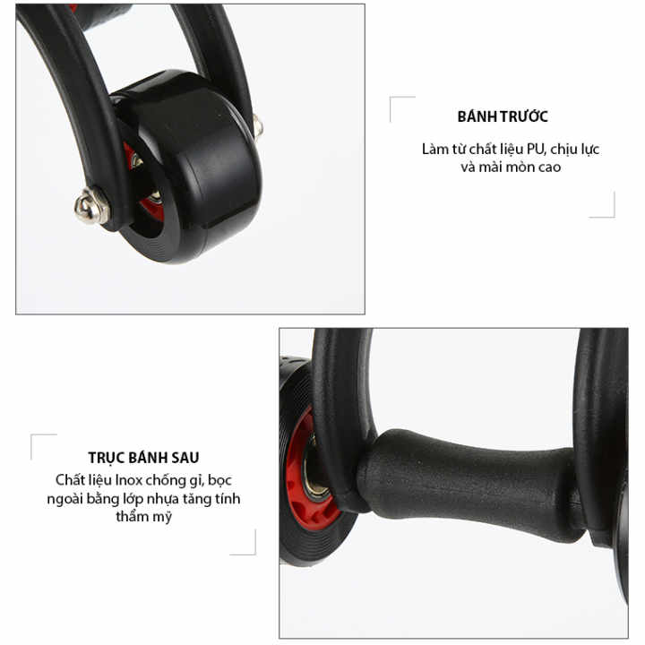 Bộ bánh xe tập thể dục 3 bánh Giá Tốt