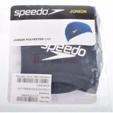 Nón Bơi Vải Speedo Polyester Junior Trẻ Em (Xanh Đậm)