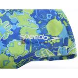 Nón Bơi Vải Speedo Sea Squad Polyester Trẻ Em (Xanh)