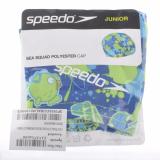 Nón Bơi Vải Speedo Sea Squad Polyester Trẻ Em (Xanh)