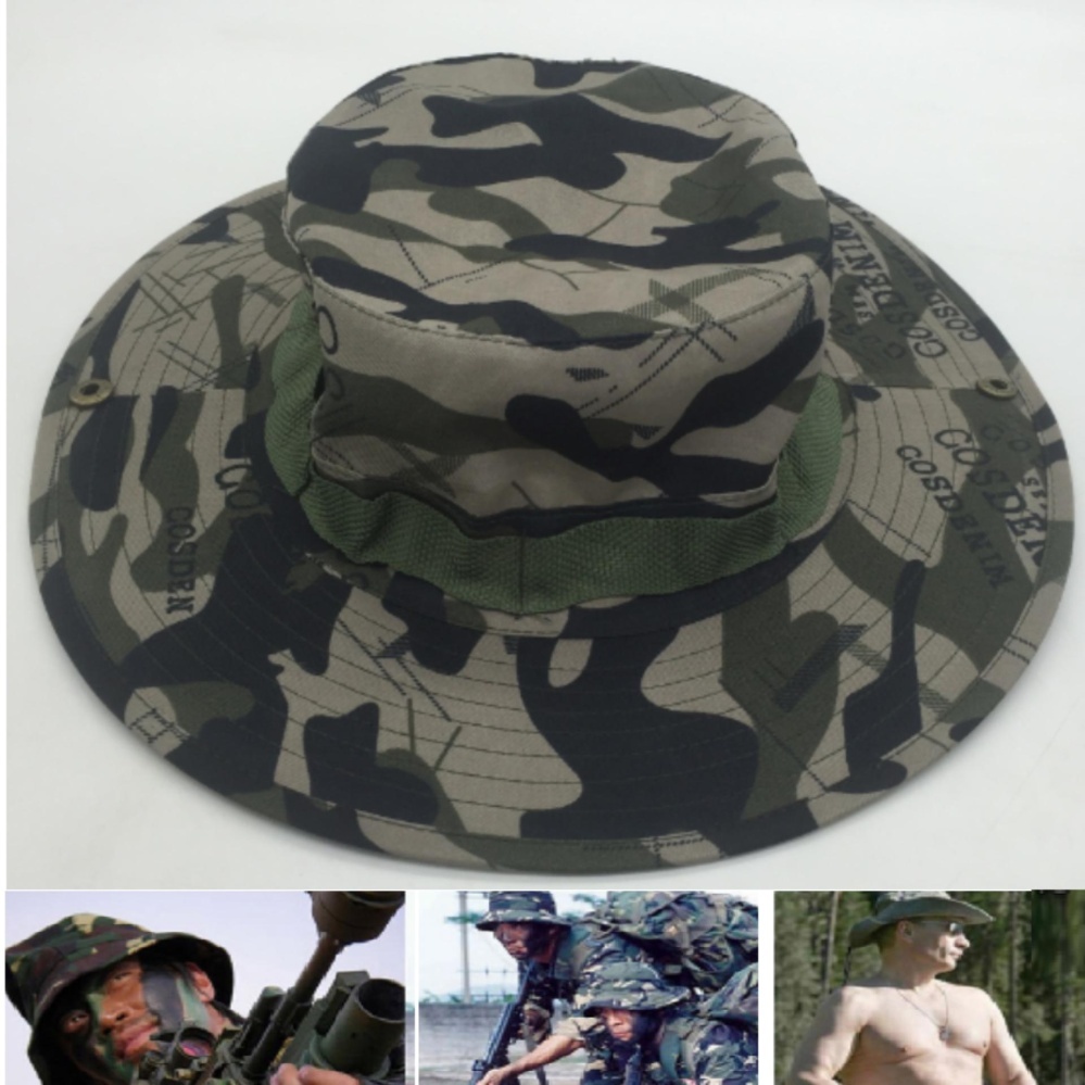 Nón Mũ Dã Ngoại, Đi Câu Cá   TI325 tặng khăn lau đa năng K 275