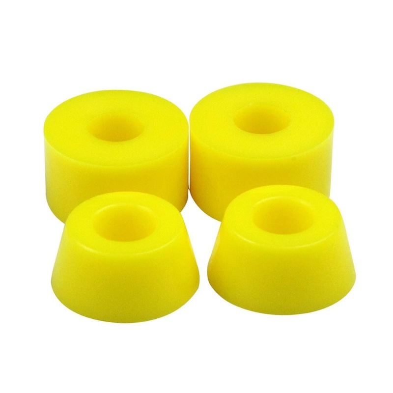Giá bán nonof PU Skateboard Custom Bushings Bearings Shock Absorber (Yellow) - intl