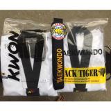 Quần áo võ phục Taekwondo BlackTiger cổ đen