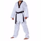 Quần áo võ phục Taekwondo KWON Fighter cổ đen