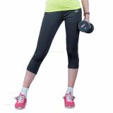 Quần tập thể thao nữ Donex Proning (tập gym, thể dục…)- Đen phối dạ quang