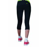 Quần tập thể thao nữ Donex Proning (tập gym, thể dục…)- Đen phối dạ quang