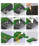 Thảm tập Golf Swing Mat Vandat-cỏ PE (Đế Đen)