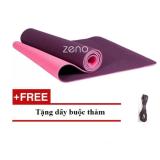 Thảm tập yoga 2 lớp TPE cao cấp (Tím)