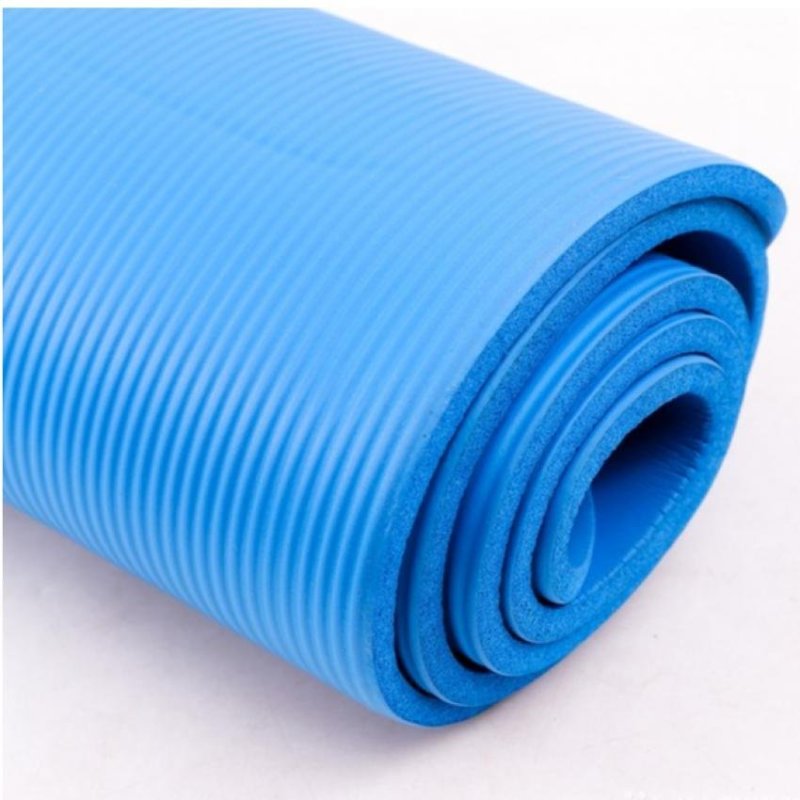 Bảng giá Thảm tập Yoga siêu bền loại 1 dày 10mm TPE Xanh (Free day buộc thảm)