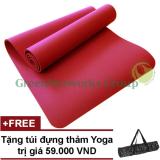 Thảm tập yoga TPE 8mm 1 lớp GreenNetworks cao cấp