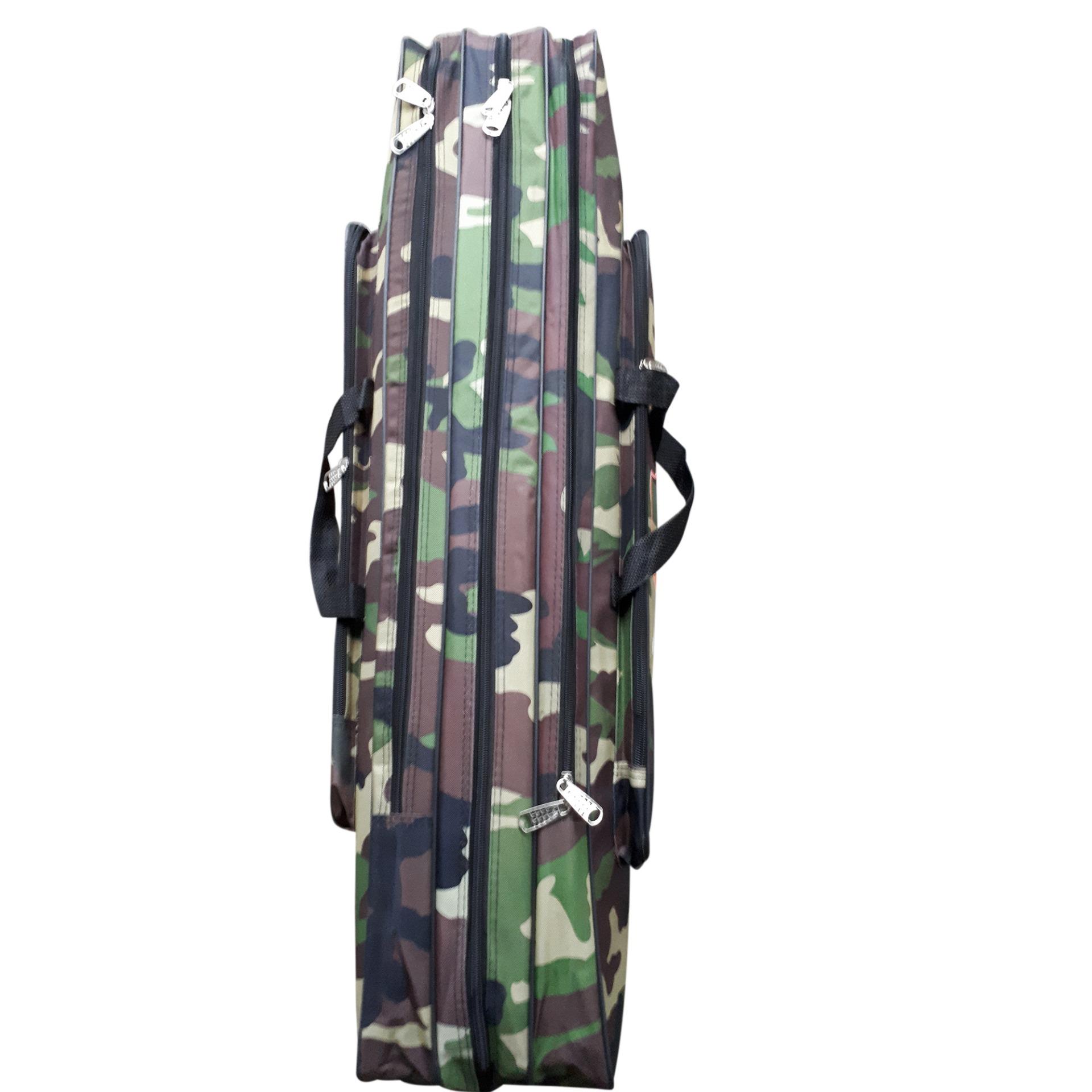 Túi đựng cần câu rằn ri dài 90cm - 3 ngăn chính