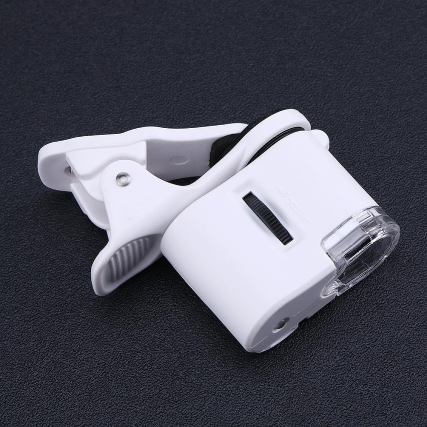 Universal 60X Phone Microscope Zoom Micro Camera Clip Lens w/ LED Light -  intl