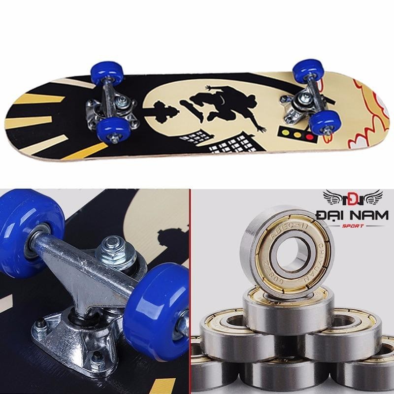Giá bán Ván trượt trẻ em Skateboard mặt nhám ép 7 lớp
