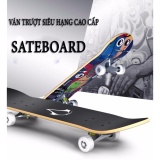 Ván trượt người lớn 80cm cao cấp đạt chuẩn thi đấu màu đỏ lửa (Mặt nhám chịu lực 120kg)