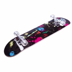 Ván trượt thể thao trẻ em Skateboard dòng cao cấp 2018 (Mặt nhám bánh cao su trong)