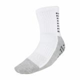 Vớ đá banh ngắn chống trượt cao cấp Greennetworks (trắng xám)