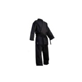 Võ phục Karate màu đen vải kaki