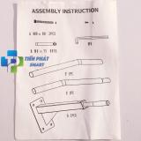 Xà đơn đa năng Wall pull up bar P90X-TPS