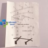 Xà đơn đa năng Wall pull up bar P90X-TPS