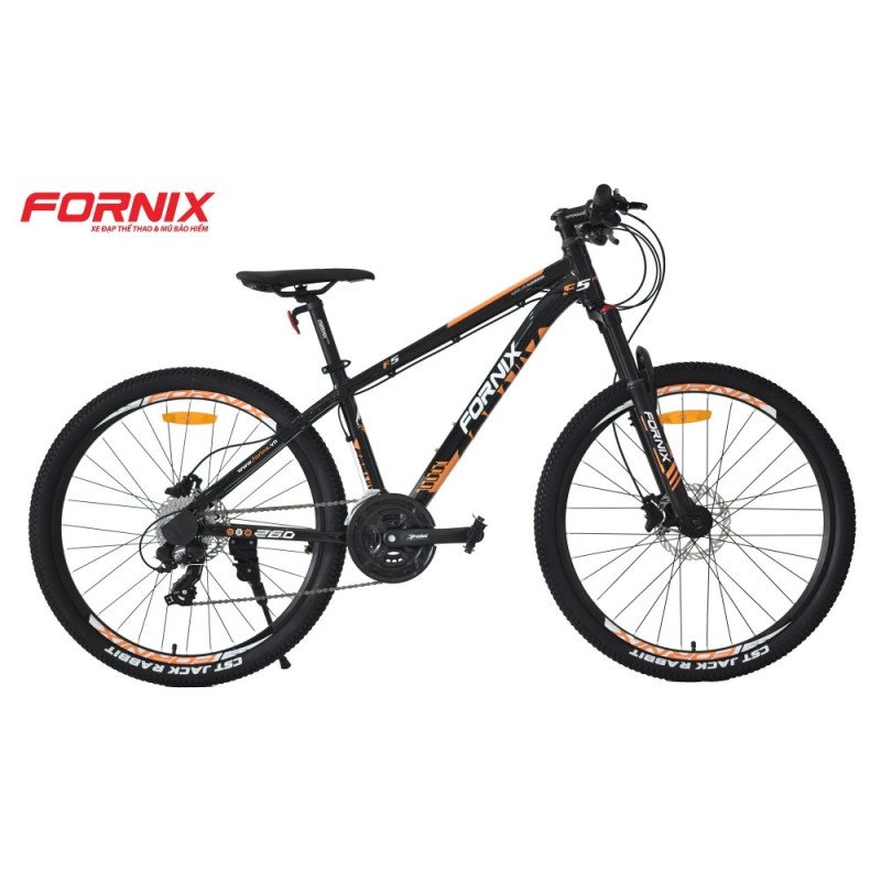 Mua Xe đạp địa hình thể thao Fornix F5 (Đen cam)