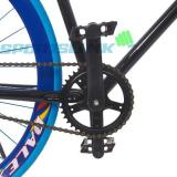 Xe đạp Fixed Gear Single (Đen phối xanh) - SAMSUNG CONNECT