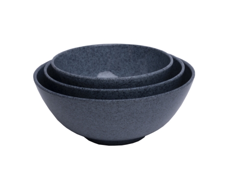Tô Nhựa Melamine Vân Đá Đen/Xanh Nhiều Size