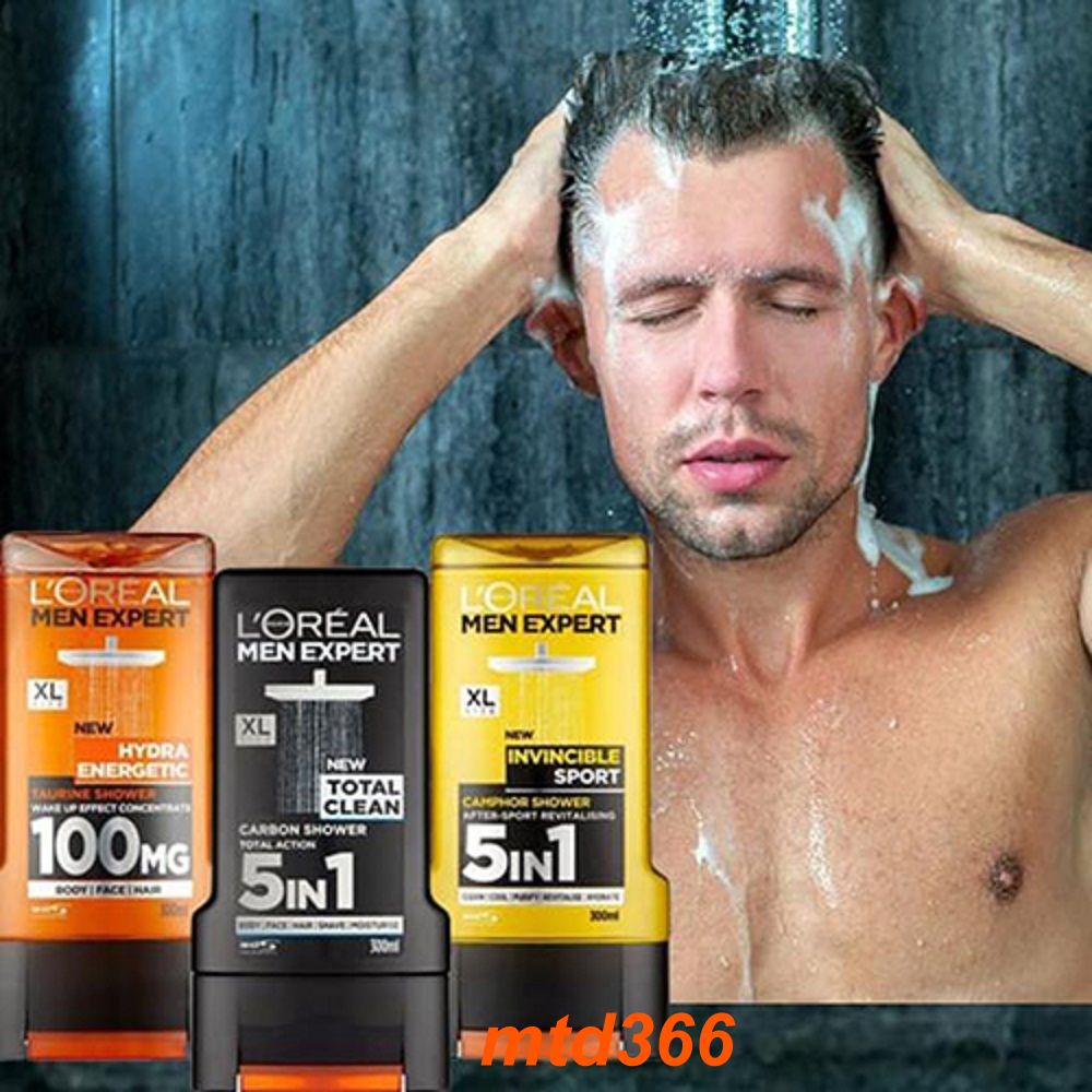 Gel Tắm Nam Loreal 300ml Hydra Power Men Expert
