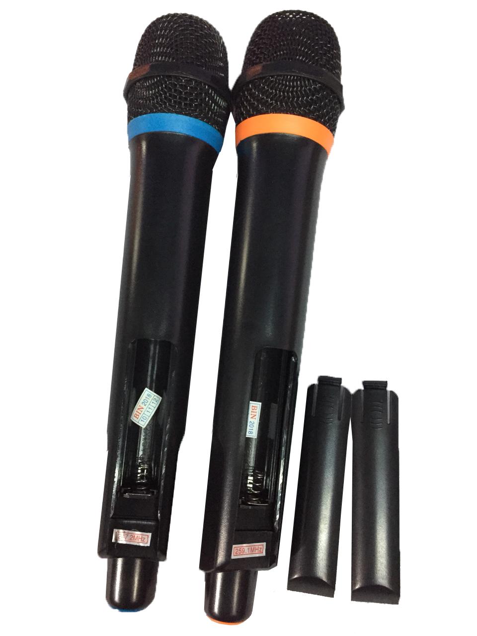 Bộ 2 micro loa kéo temeisheng tần số 247.2mhz và 259.1mhz