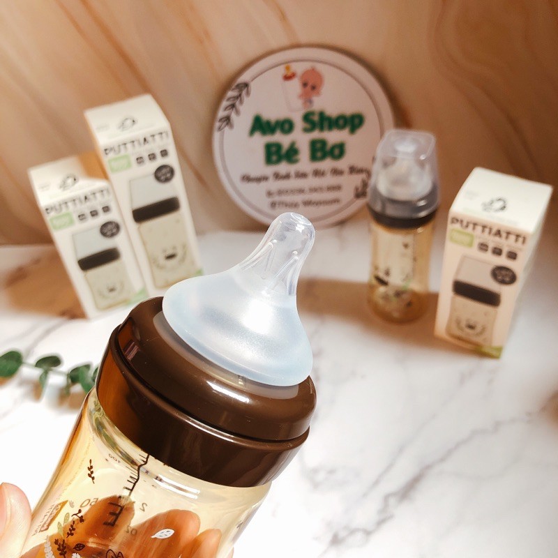 Núm ty bình sữa Bebepick/ Bình bò Hàn quốc chính hãng