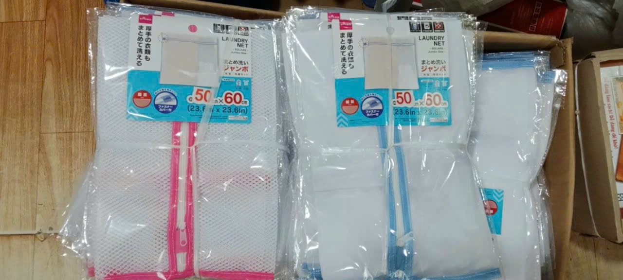 Túi lưới giặt quần áo 50x60cm, túi giặt đồ tiện lợi, túi lưới giặt đồ lót dùng cho máy giặt, túi giặt bảo vệ quần áo