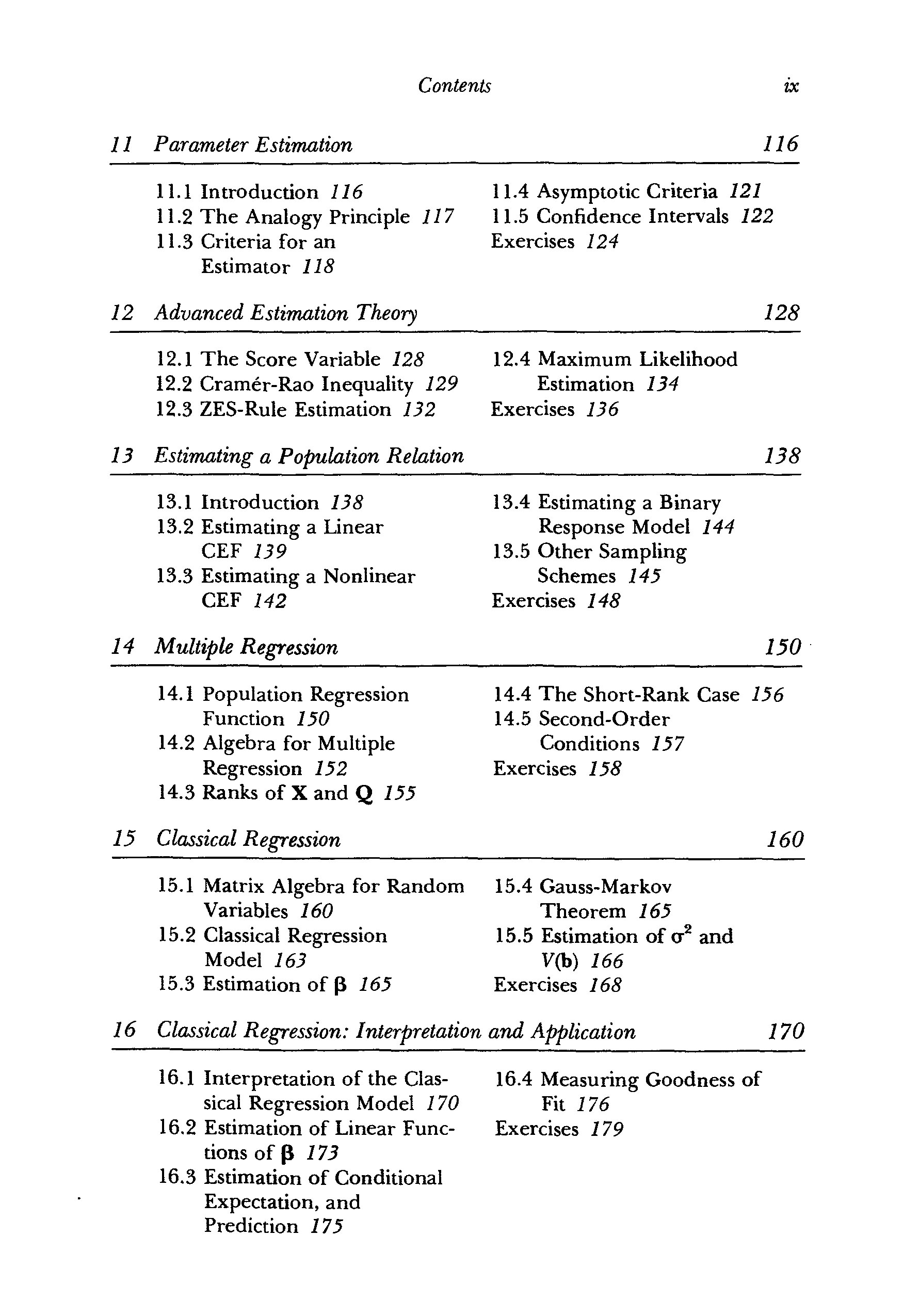 A Course in Econometrics