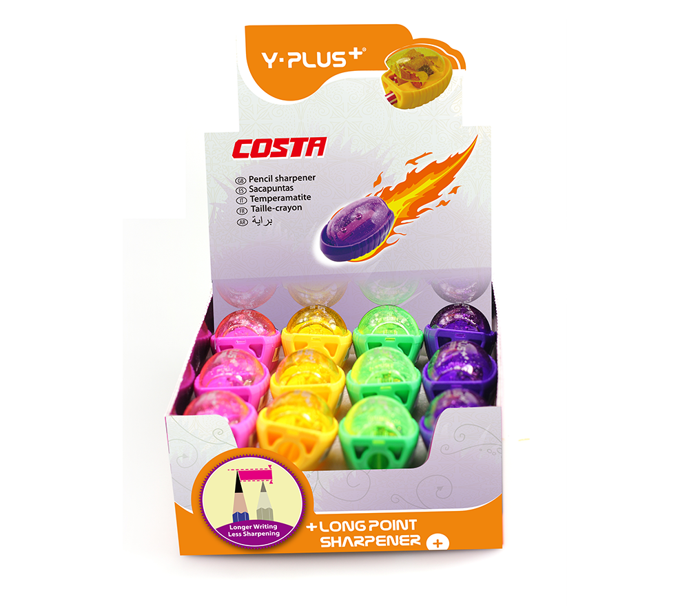 Chuốt (Gọt) Bút Chì Gỗ COSTA Thương Hiệu Y-Plus+ -  SX0613 - Nhiều Màu Lựa Chọn, Sử Dụng Dễ Dàng, Tiện Lợi