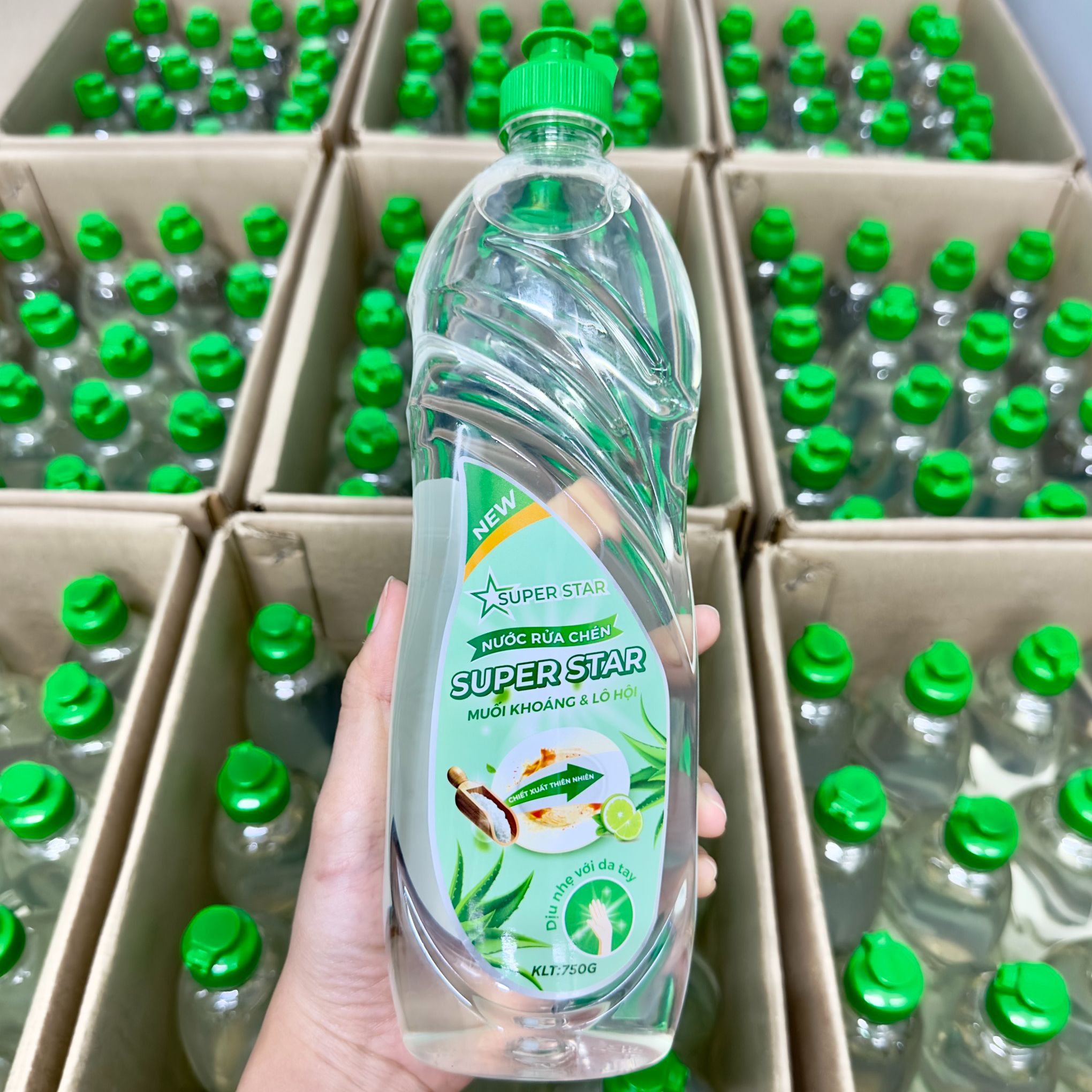 Nước Rửa Chén Super Star 750g