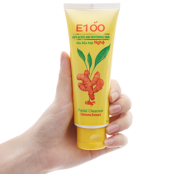 [HCM]Sữa rửa mặt nghệ E100 100g