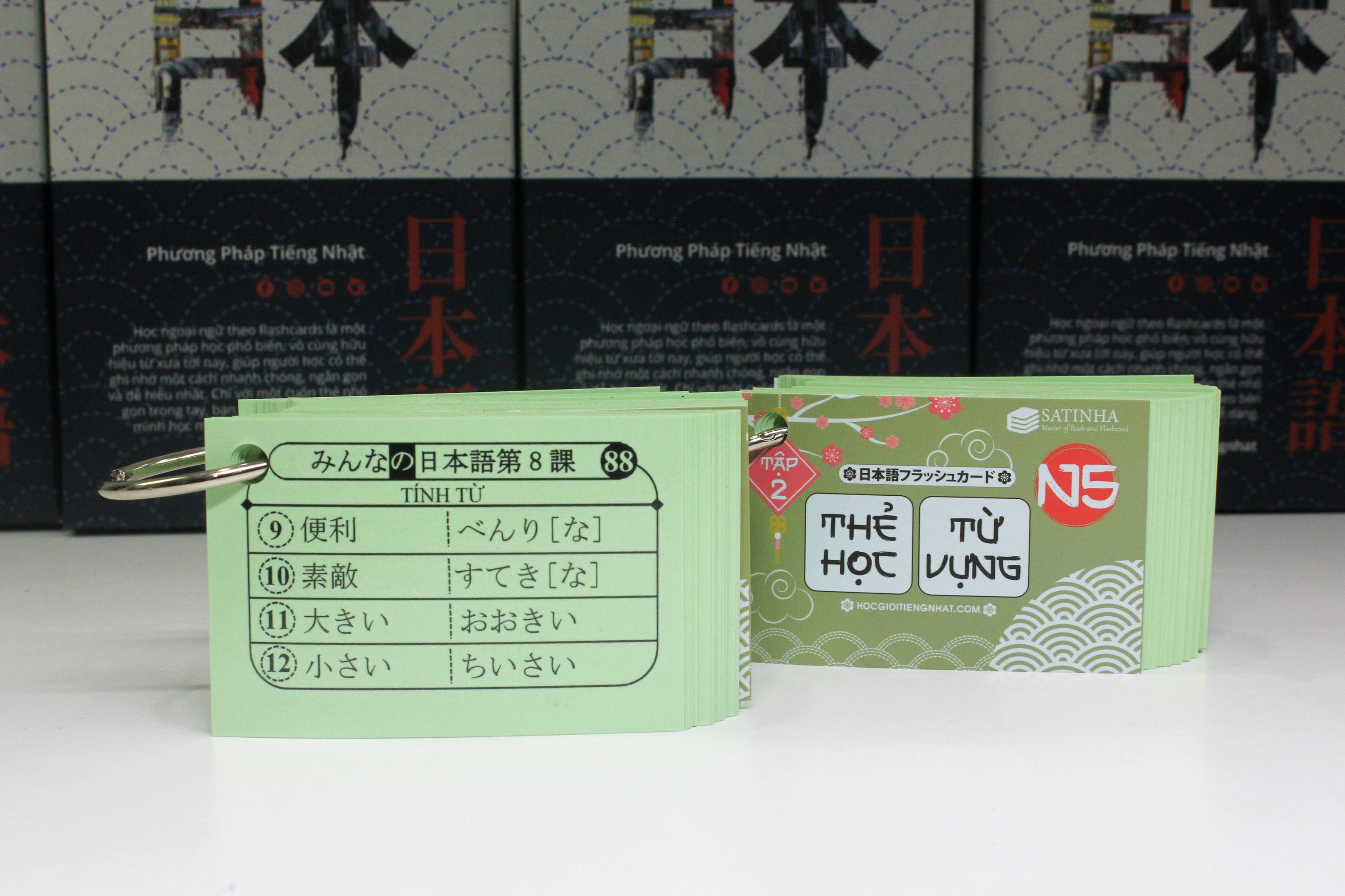 FLASHCARD N5 - THẺ HỌC TỪ VỰNG BẢN MỚI (2 XẤP)