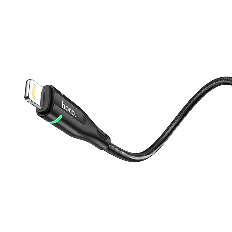 Cáp sạc nhanh Hoco U93 siêu bền 2.4A iPhone / Android/ iPad dây dài 1.2m