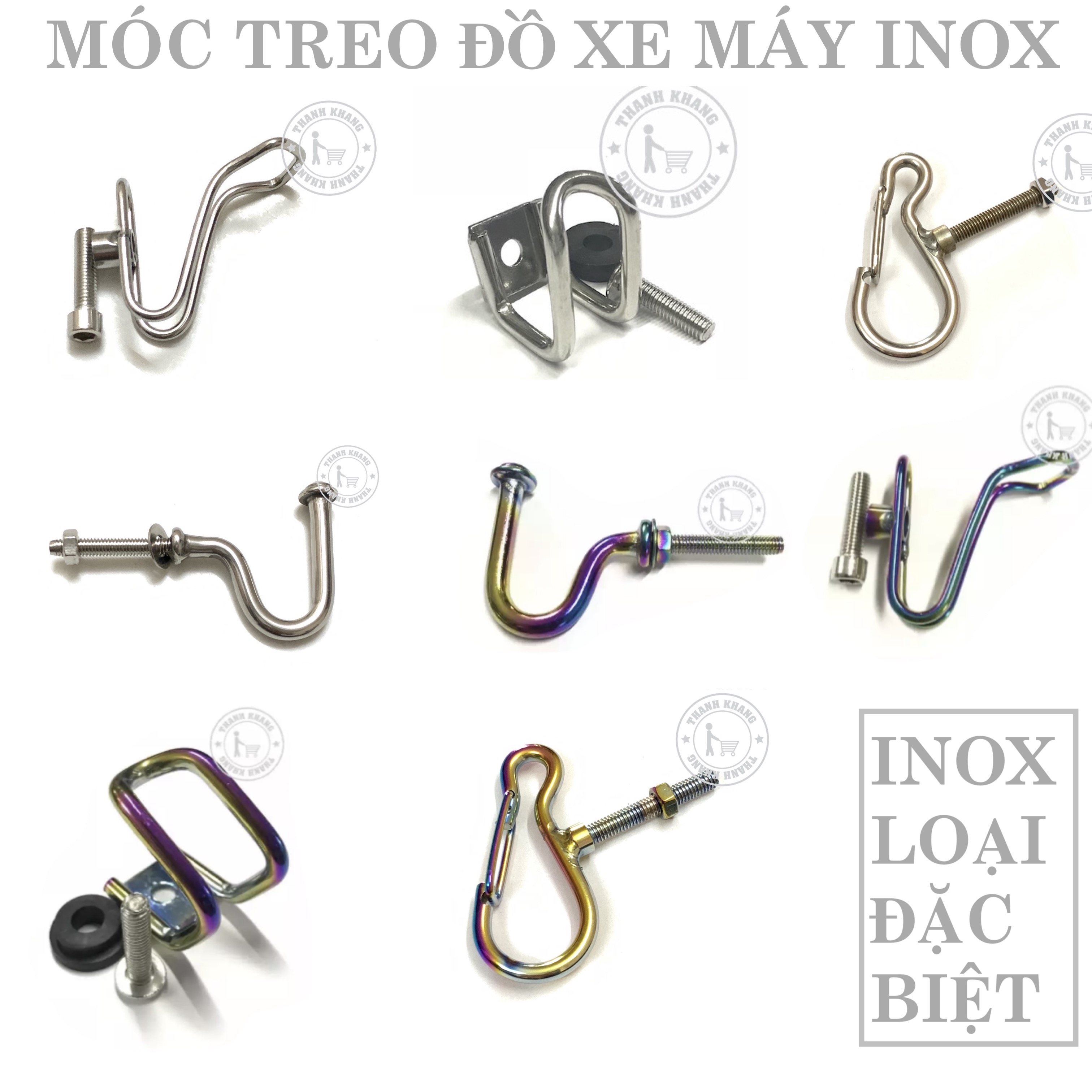 [HCM]Móc treo đồ xe máy các loại thanh khang